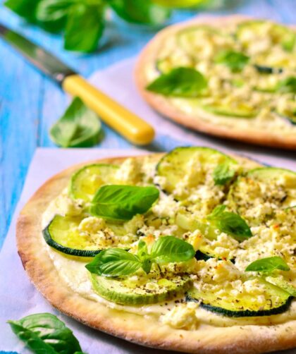 Jamie Oliver Minty Courgette Tart