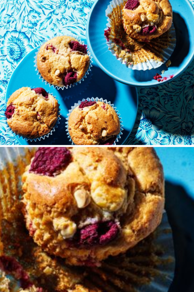 Jamie Oliver Raspberry And White Chocolate Muffins