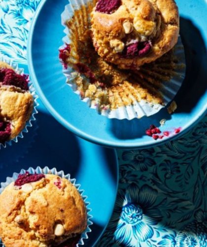 Jamie Oliver Raspberry And White Chocolate Muffins