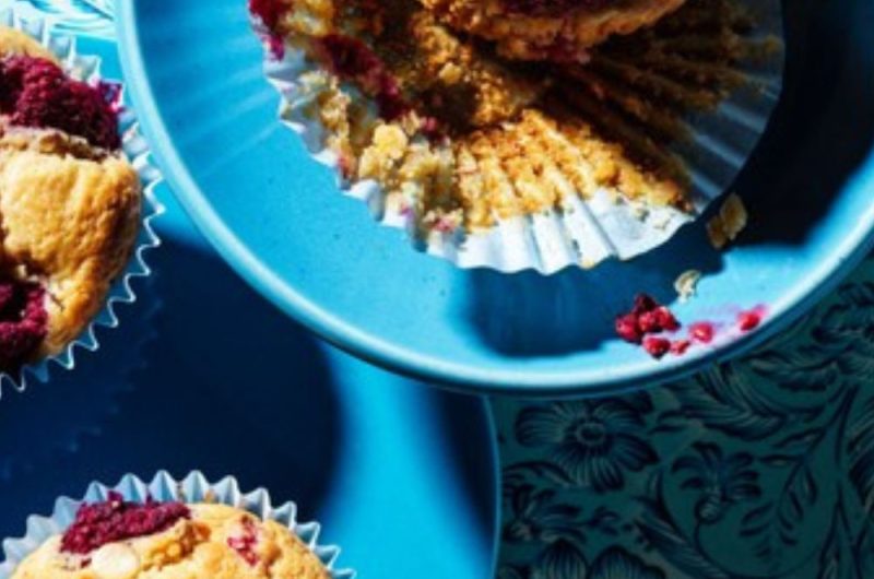 Jamie Oliver Raspberry And White Chocolate Muffins