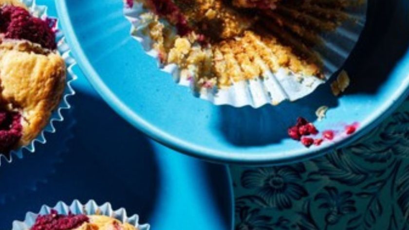 Jamie Oliver Raspberry And White Chocolate Muffins