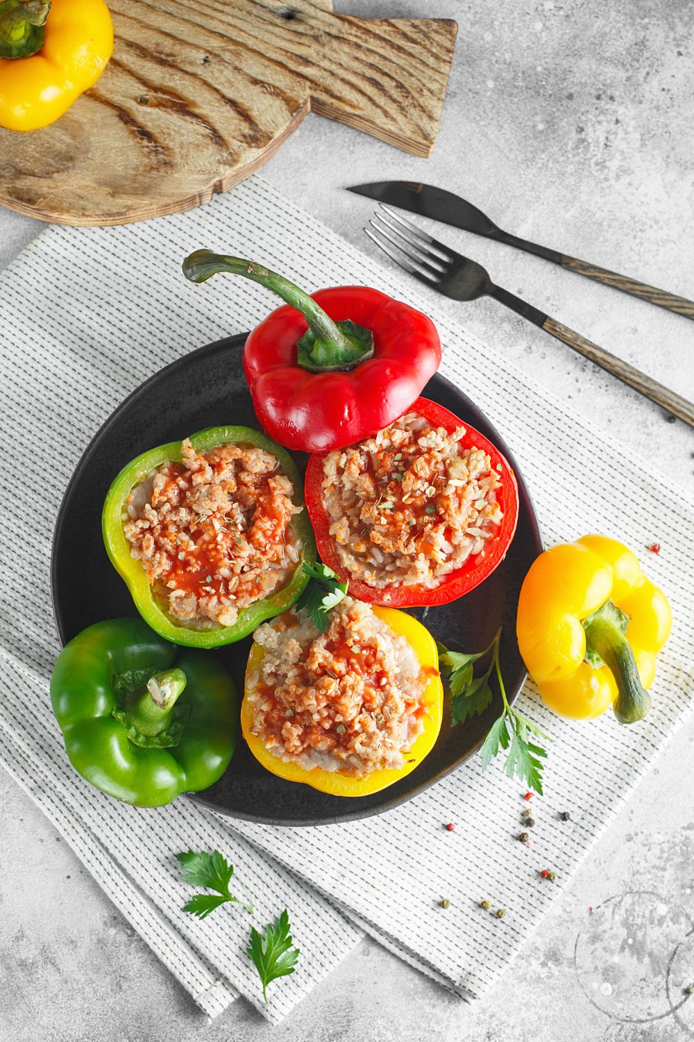 Jamie Oliver Rice Stuffed Peppers