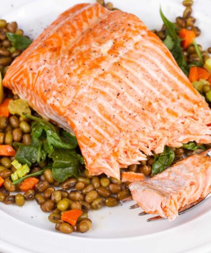 Jamie Oliver Salmon And Lentils