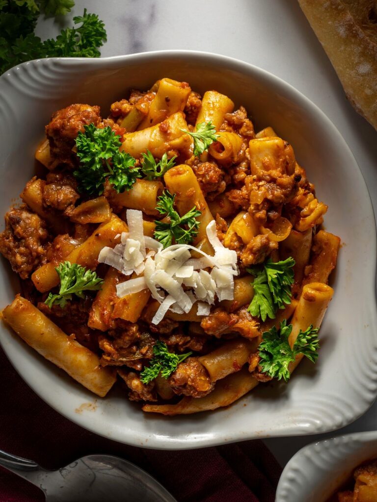 Jamie Oliver Sausage Pasta Bake - Jamie Oliver Dishes