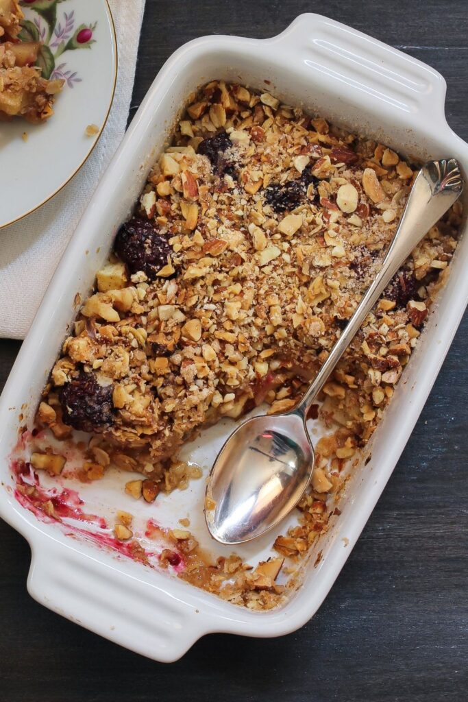 Jamie Oliver Apple And Blackberry Crumble
