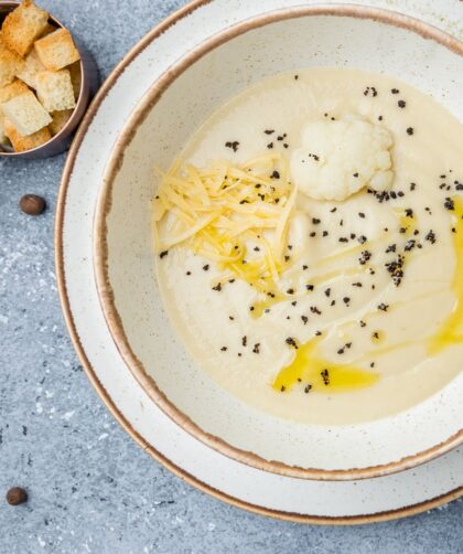 Jamie Oliver Cauliflower Cheese Soup