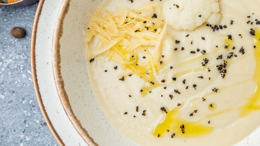 Jamie Oliver Cauliflower Cheese Soup