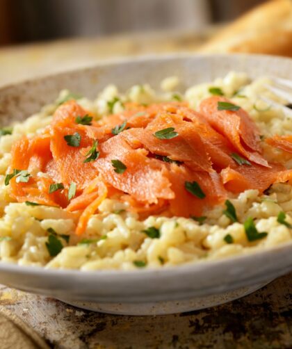 Jamie Oliver Salmon Risotto