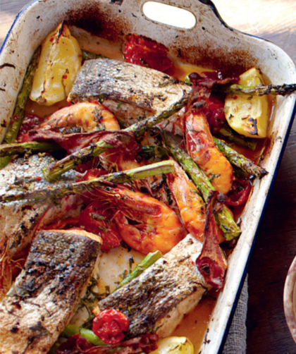 Jamie Oliver Salmon Tray Bake 30 Minute Meals