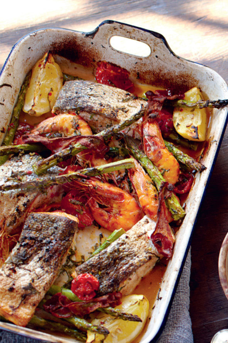 Jamie Oliver Salmon Tray Bake 30 Minute Meals Jamie Oliver Dishes