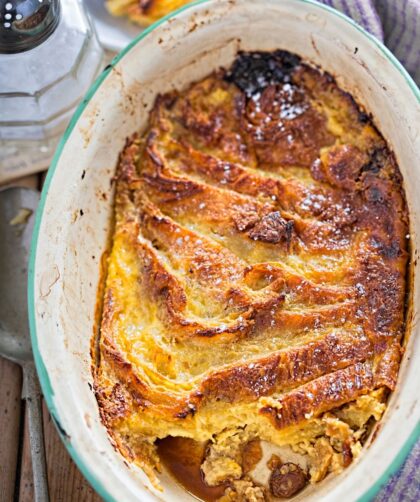 Jamie Oliver Croissant Bread And Butter Pudding