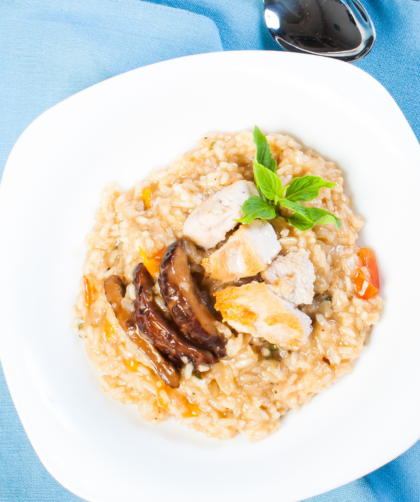 Jamie Oliver Mushroom And Chicken Risotto