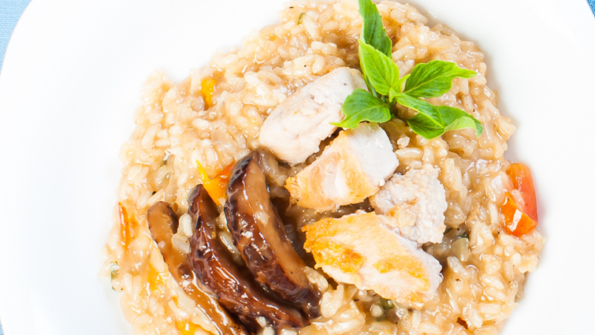 Jamie Oliver Mushroom And Chicken Risotto