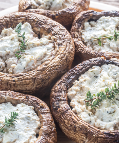 Jamie Oliver Stuffed Mushrooms