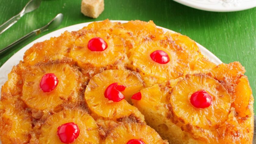 Jamie Oliver Pineapple Upside-down Cake
