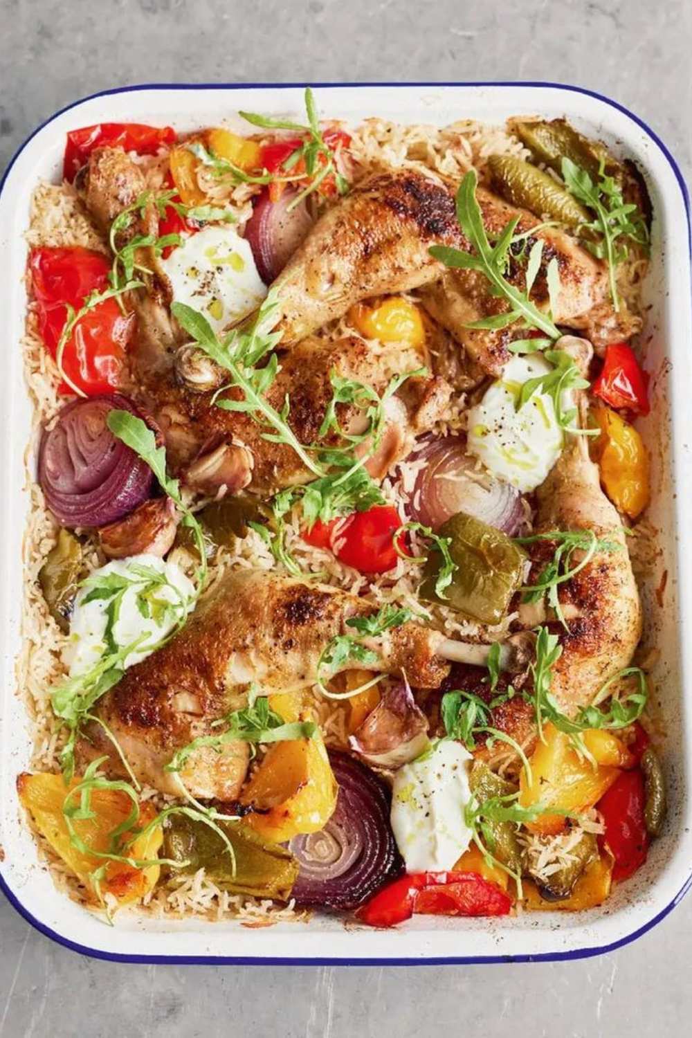 Jamie Oliver Cajun Chicken Tray Bake