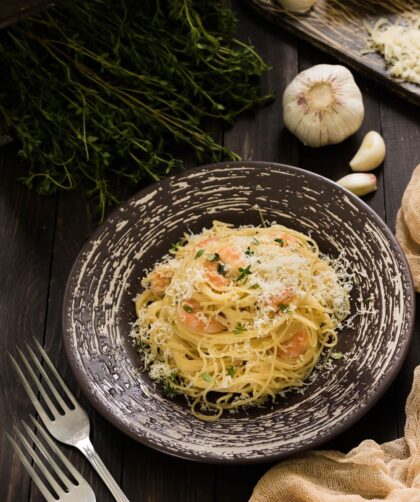 Jamie Oliver Creamy Seafood Pasta