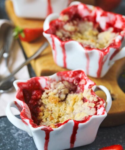 Jamie Oliver Gluten-Free Strawberry And Raspberry Crumble