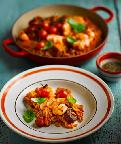 Jamie Oliver Prawn And Chorizo Orzo