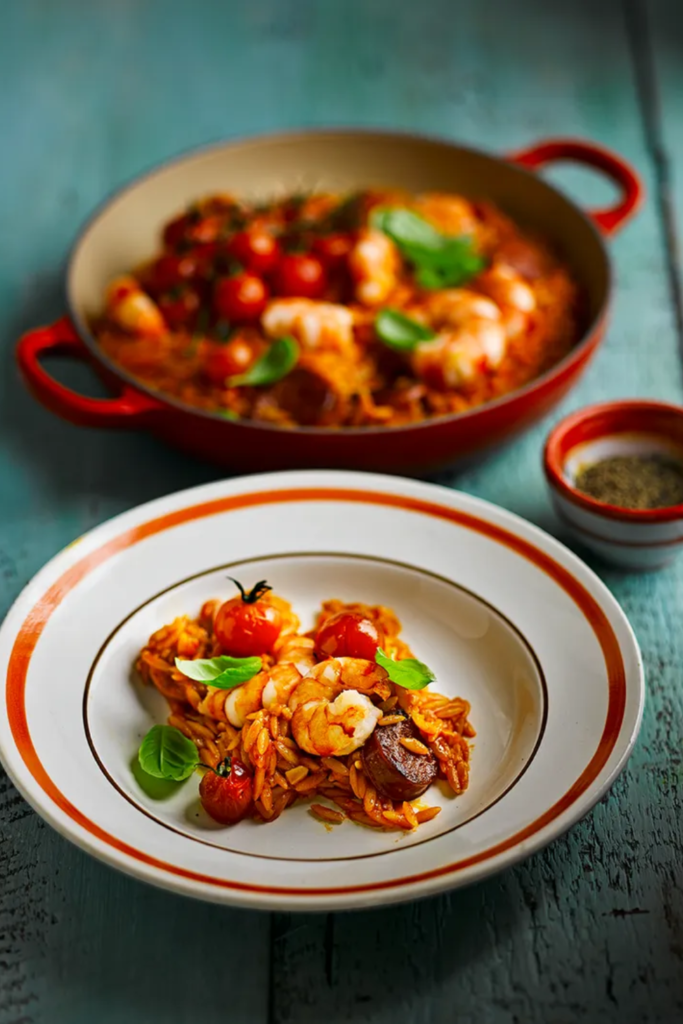 Jamie Oliver Prawn And Chorizo Orzo