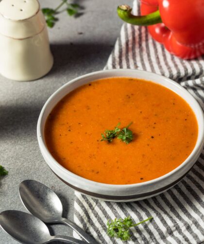 Jamie Oliver Roasted Red Pepper Soup