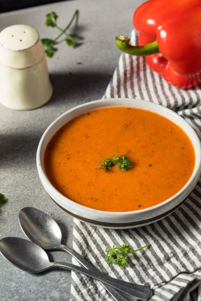 Jamie Oliver Roasted Red Pepper Soup