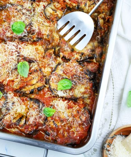 Jamie Oliver Aubergine Bake