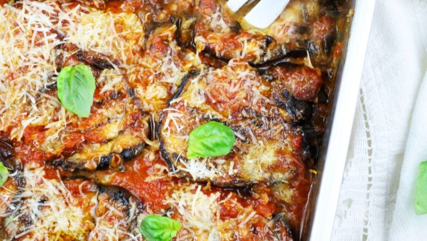 Jamie Oliver Aubergine Bake