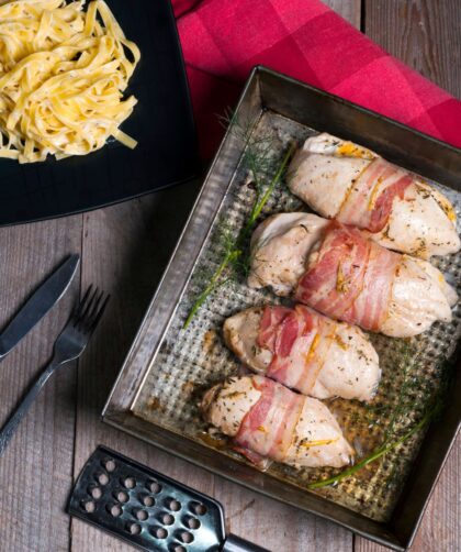 Jamie Oliver Chicken Wrapped in Prosciutto