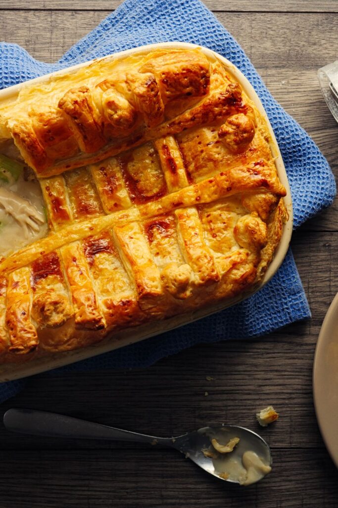 Jamie Oliver's Turkey and Leek Pie