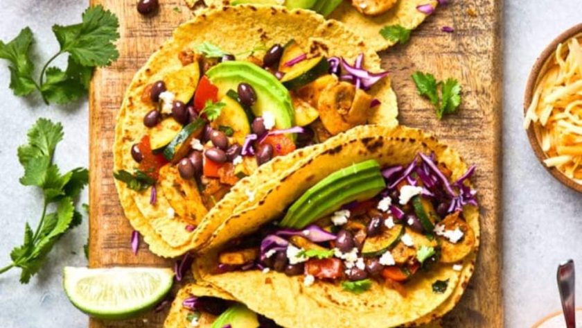 Jamie Oliver Vegetarian Tacos