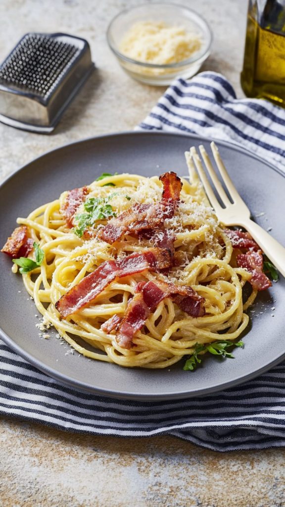 Jamie Oliver 5 Ingredients Carbonara