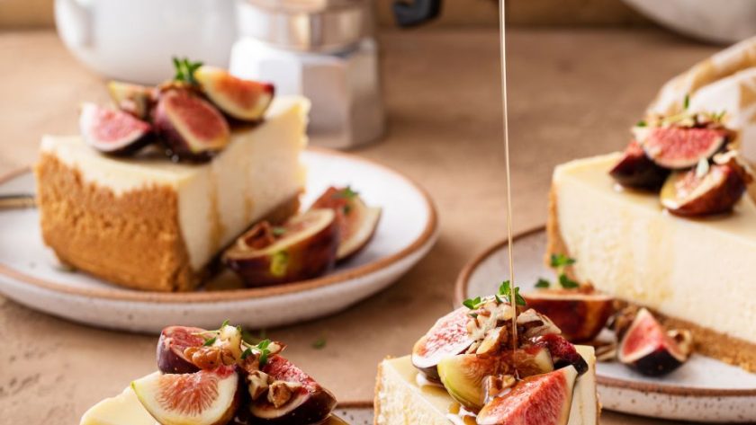 Jamie Oliver Baked Cheesecake With Fig Compote