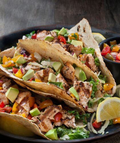 Jamie Oliver Salmon Tacos