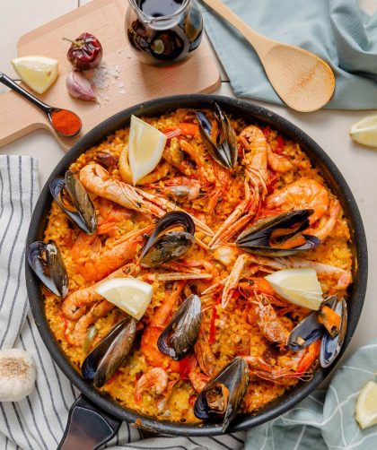 Jamie Oliver Seafood Paella