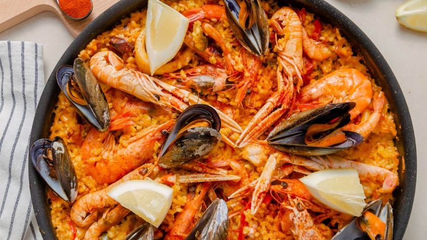 Jamie Oliver Seafood Paella