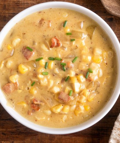 Jamie Oliver Smoked Haddock Corn Chowder