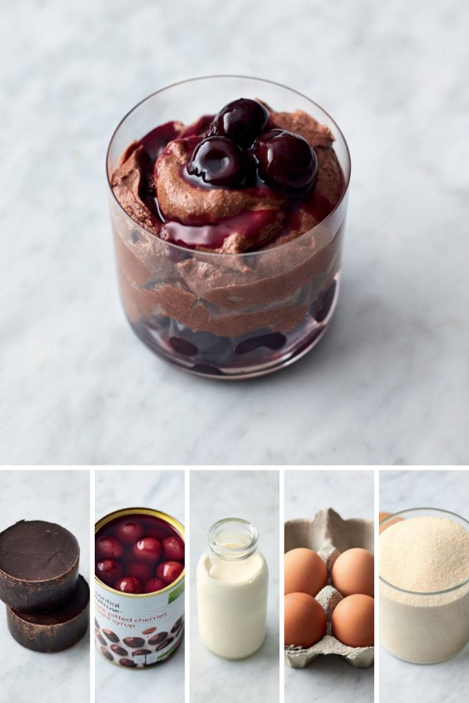 Jamie Oliver 5 Ingredients Cherry Chocolate Mousse