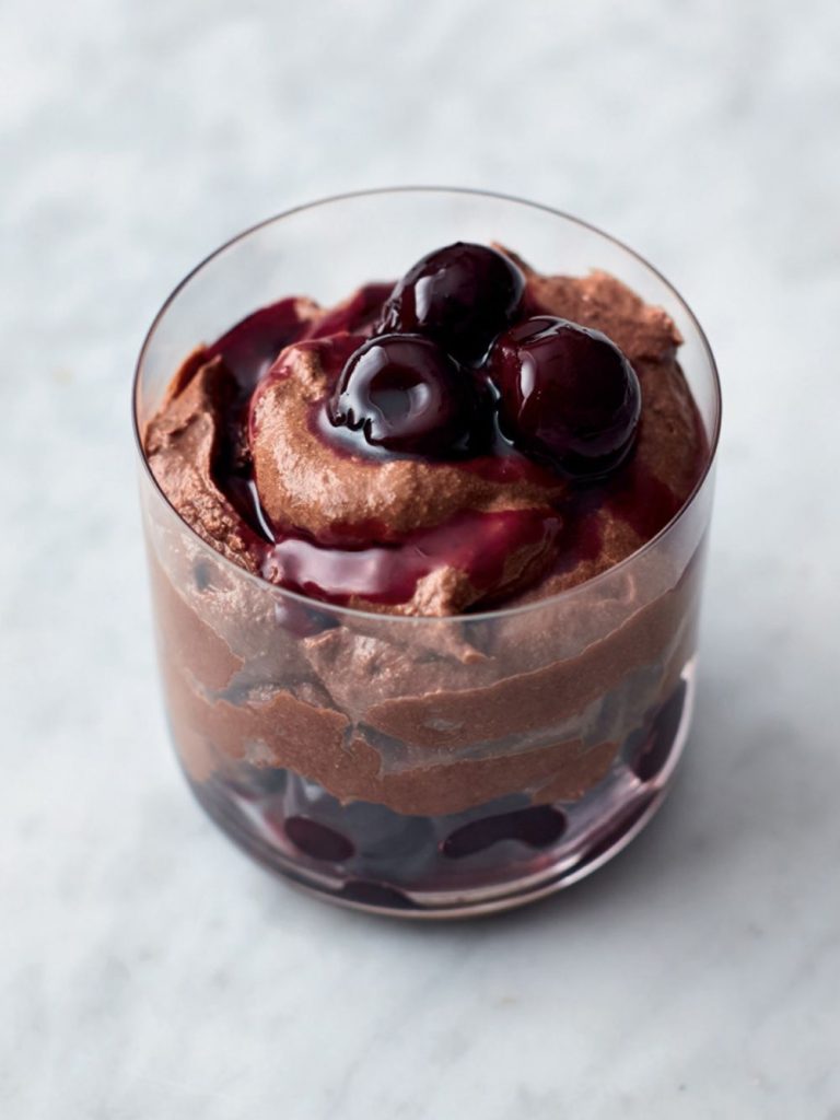 Jamie Oliver 5 Ingredients Cherry Chocolate Mousse