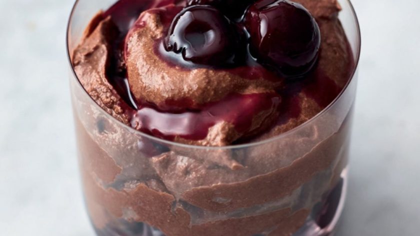 Jamie Oliver 5 Ingredients Cherry Chocolate Mousse