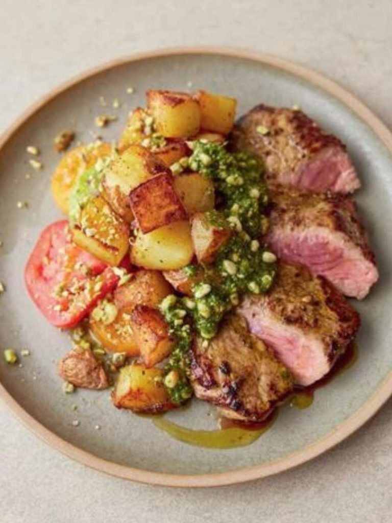 Jamie Oliver 5 Ingredients Pesto Steak