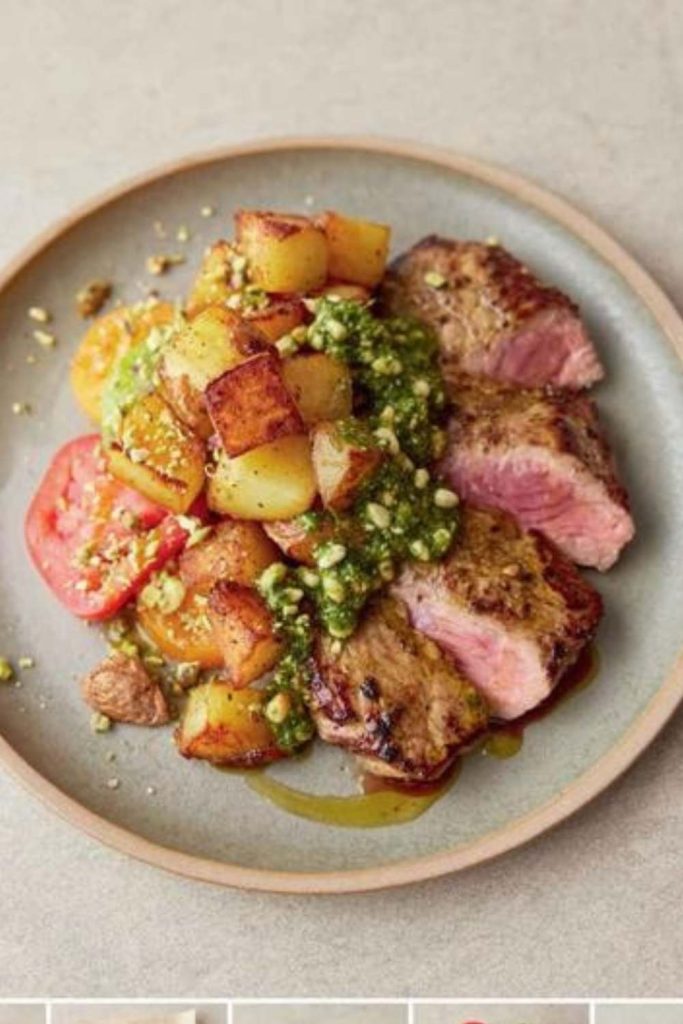 Jamie Oliver 5 Ingredients Pesto Steak 