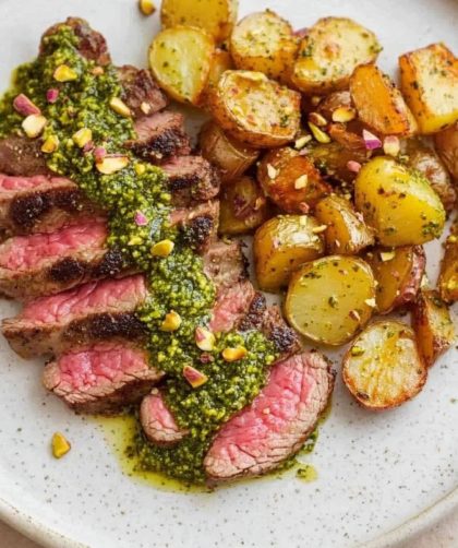 Jamie Oliver 5 Ingredients Pesto Steak