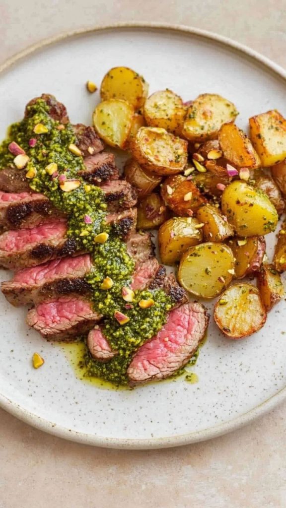 Jamie Oliver 5 Ingredients Pesto Steak