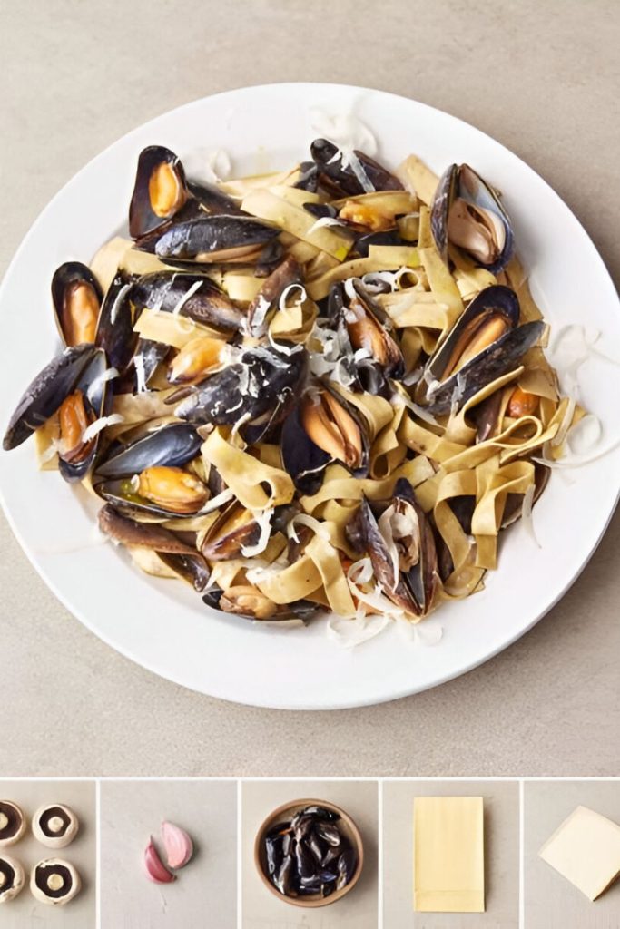 Jamie Oliver 5 Ingredients Mussel Tagliatelle