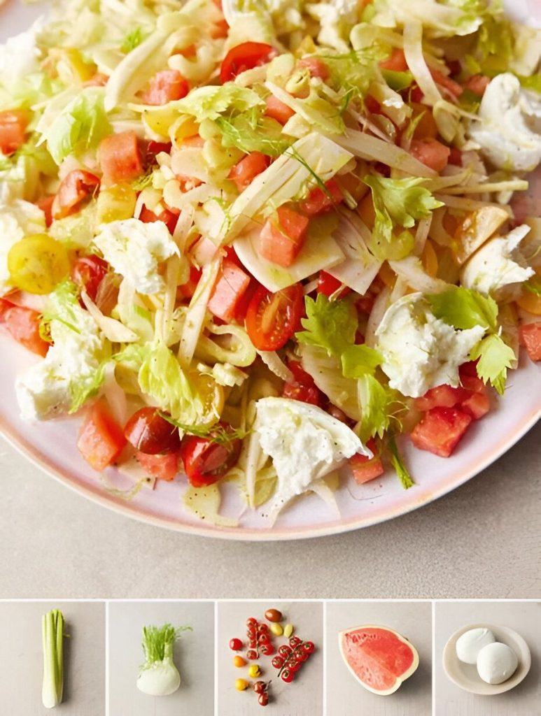 Jamie Oliver 5 Ingredients Watermelon Salad