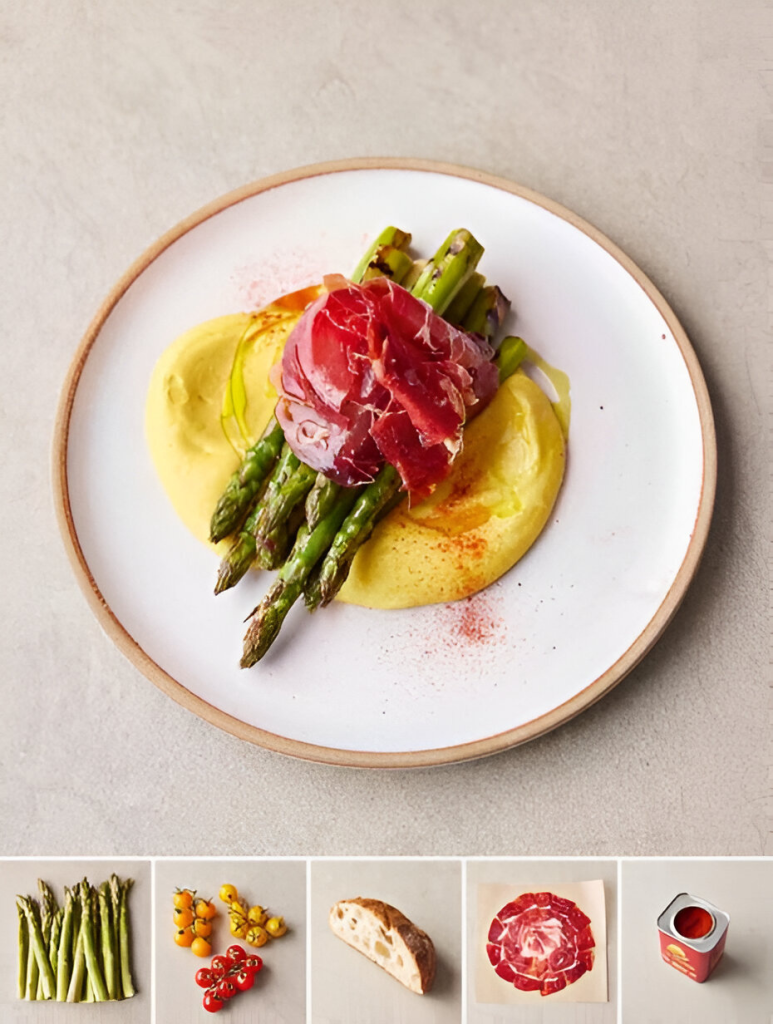 Jamie Oliver’s 5 Ingredients Grilled Asparagus