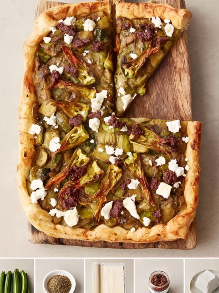 Jamie Oliver 5 Ingredients Minty Courgette Tart