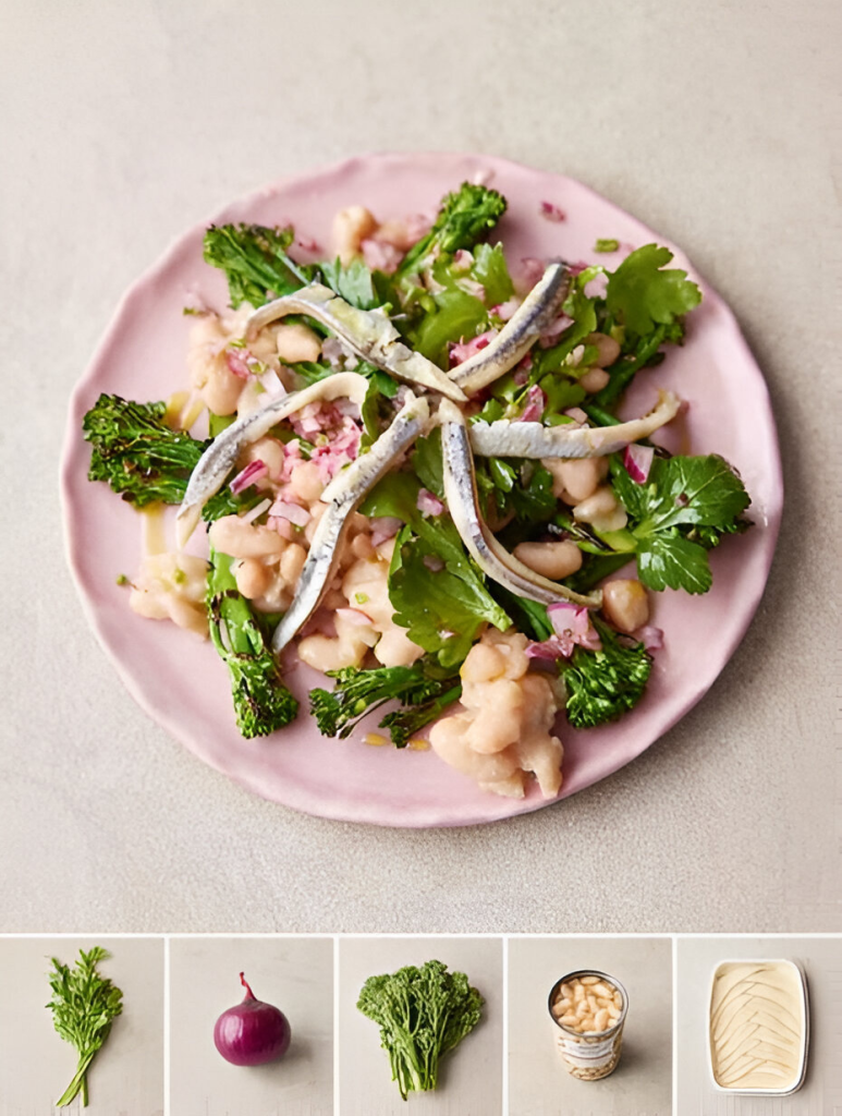 Jamie Oliver 5 Ingredients White Bean Salad