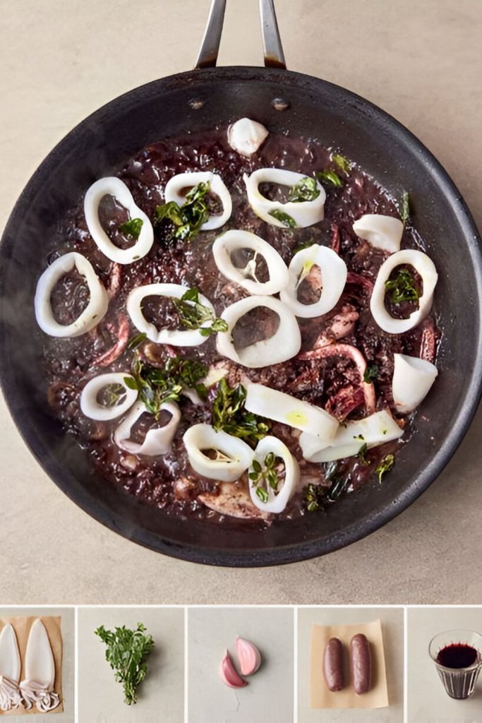 Jamie Oliver 5 Ingredients Black Squid